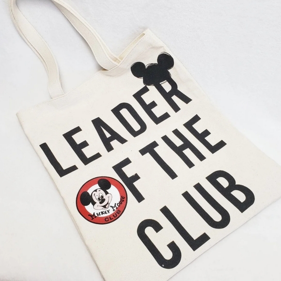 Disney Handbags - Disney Parks Mickey Mouse Club Canvas Tote